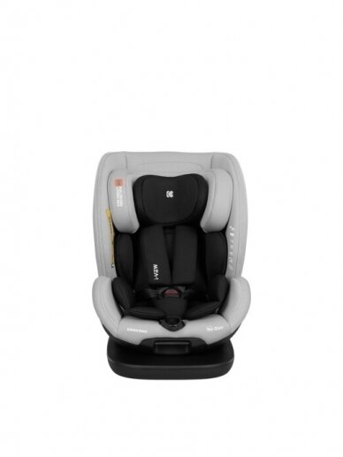 Car seat 40-150 cm i-View i-SIZE Light Grey, Kikkaboo 8