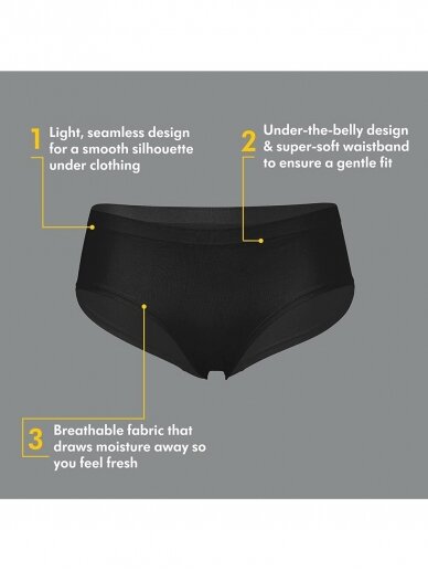 Seamless maternity panties, 2 psc., , Medela (Black) 2