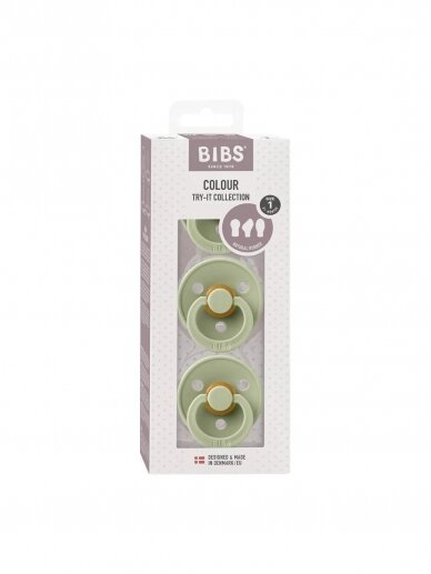 BIBS lutt, Try it, 3 tk., Sage, 0+