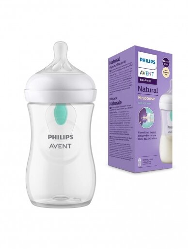 Pudel Philips Avent Natural Response AirFree SCY673/01, 1+ kuud, 260 ml