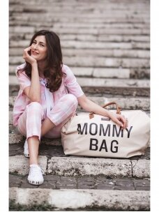 Childhome Mommy Bag beebitarvete kott (Off white)