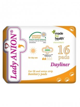 Lady ANION Dayliner pesukaitsmed tiivakestega, 16 tk.