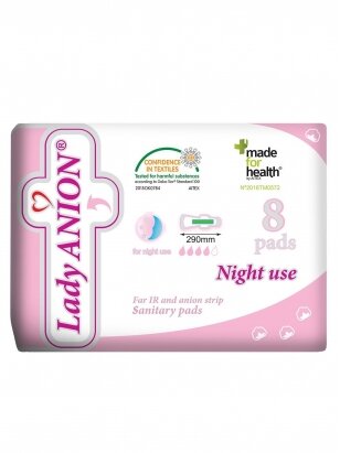 Öösidemed Lady ANION Night use, 8 tk.