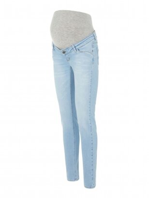 Mlsavanna slim fit maternity jeans by Mama;licious (light blue)