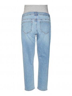 Teksad rasedatele, MLOLIVIA 7/8, Light blue denim, Mama;licious (Blue)