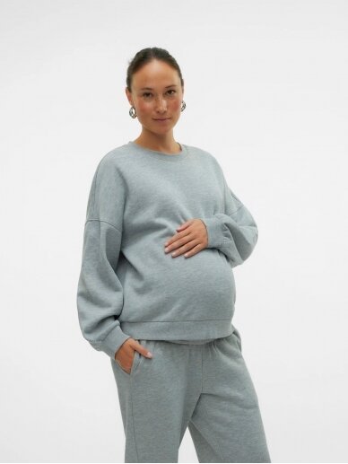 Maternity sweater VMMSONJA, Vero Moda (Grey) 4