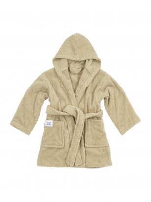 Terry bathrobe for children, Meyco Baby,(Sand)