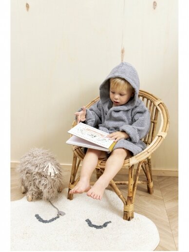 Terry bathrobe for children, Meyco Baby, (Grey) 2