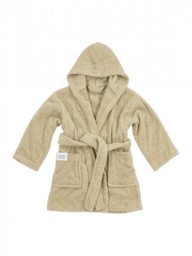 Terry bathrobe for children, Meyco Baby,(Sand)