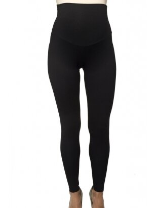 Viscose material maternity leggings by Torelle (black)