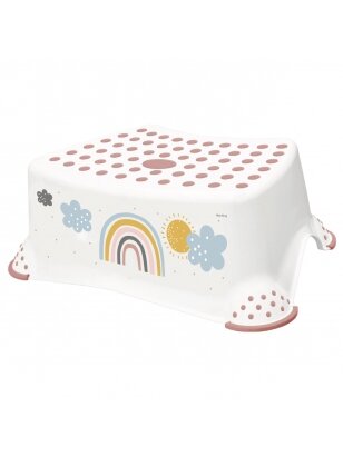 KEEEPER step stool RAINBOW, white, 18642