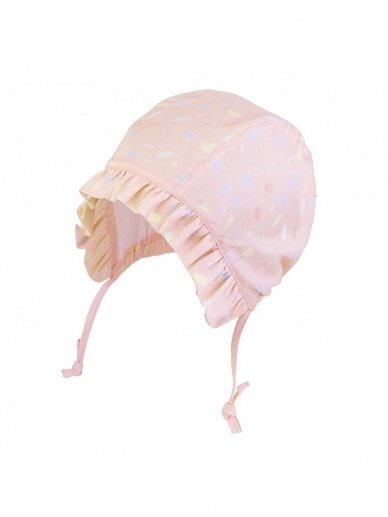 TuTu hat with laces for baby, UV+30 (light pink/mix)