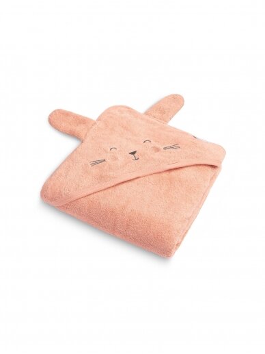 Terry cotton towel 90x90, Sensillo (Pink bunny)