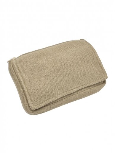 Wiper pouch knit basic Taupe, Meyco Baby 3