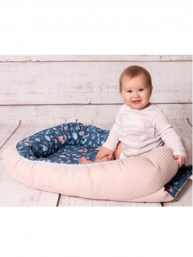 Baby Nest, Prestige, by BM (Navy/Pink) 2