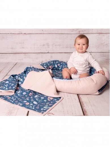 Baby Nest, Prestige, by BM (Navy/Pink) 3