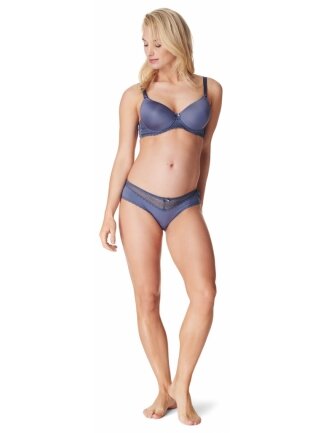 Padded nursing bra Geo Lace by Noppies (blue) 4