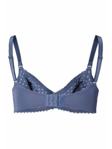 Padded nursing bra Geo Lace by Noppies (blue) 3