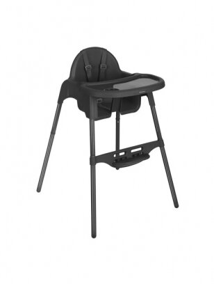 Highchair 2in1 Jammy Black, Kikkaboo