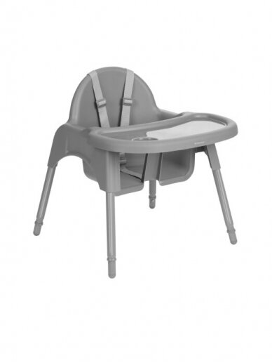 Highchair 2in1 Jammy Grey, Kikkaboo 2