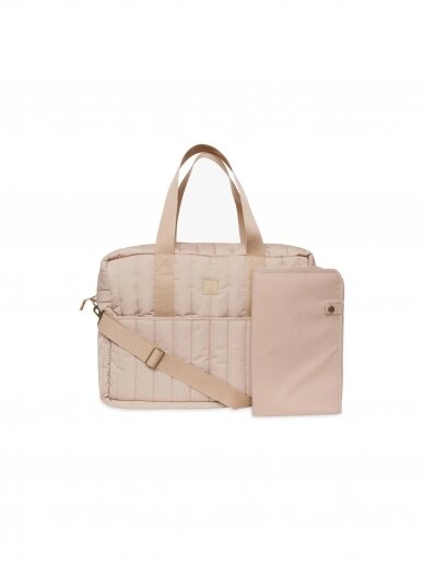 Diaper Bag Puffed Moos - Beige, Jollein (Kopija)