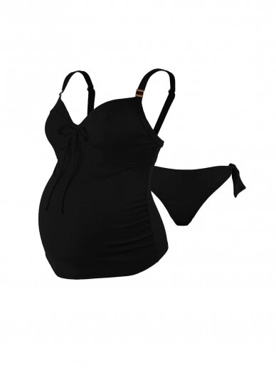 Maternity Swimsuit, Porto Vecchio by CACHE COEUR - black, Maternity