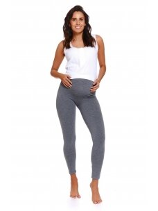 Cotton maternity leggings by DN (grey)