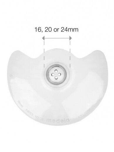 Contact nipple shield L, 2pcs, Medela. 1