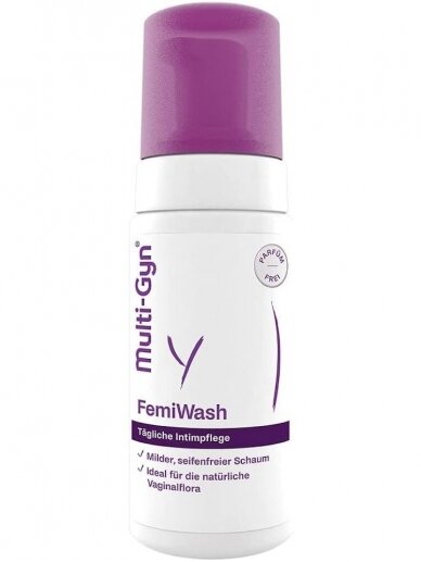 Vaginal washing foam MULTI-GYN Femi wash, 100ml.