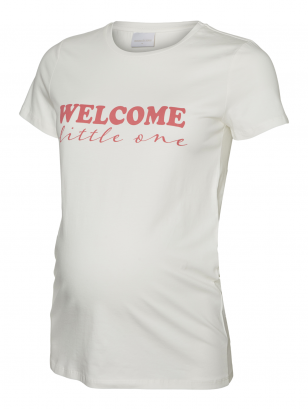 T-särk rasedatele, MLWELCOME Mama;licious (white)