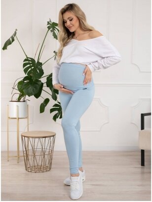 Maternity leggings, Classic, ForMommy (baby blue)