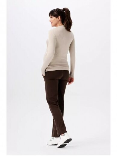 Maternity brown pants Eili Cofee Bean, Noppies 3