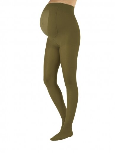 Maternity Tights 100 DEN by Calzitaly (olive green), Maternity clothes