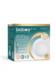 Disposable bra pads, 60 pcs, Baboo