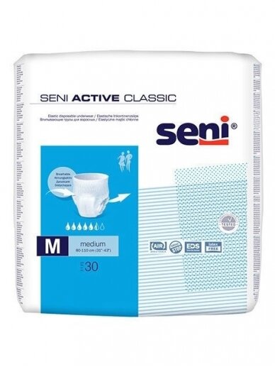 SENI Active Classic nappy pants, M, 1 psc.