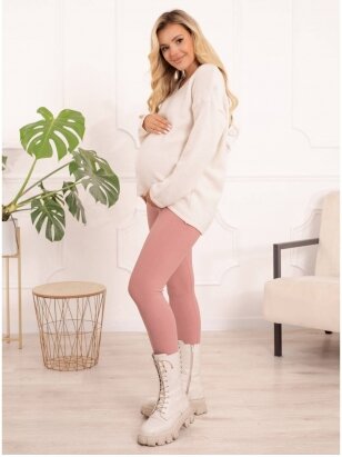 Warm maternity leggings, Mommy (pink)