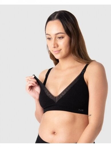 Nursing Bra My Necessity, Caress Regular, HotMilk, Black 1