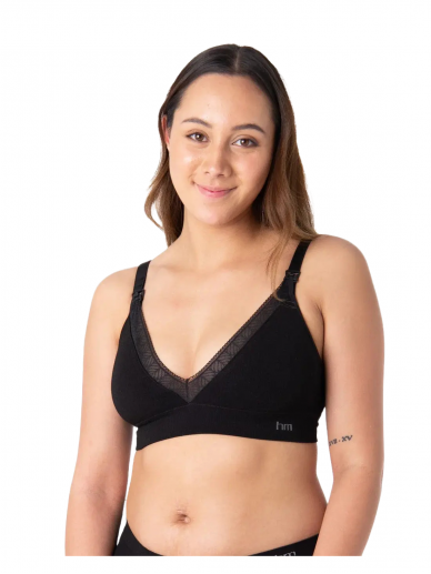 Nursing Bra My Necessity, Caress Regular, HotMilk, Black