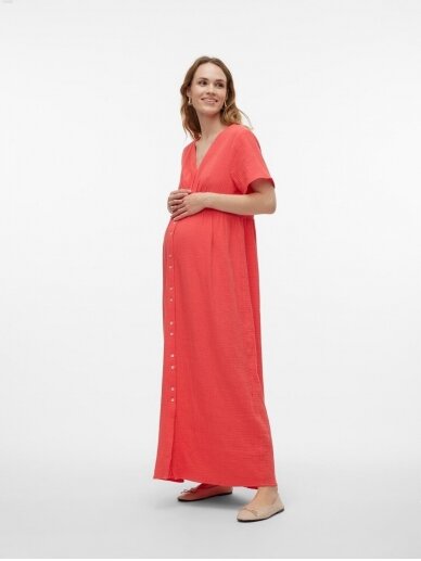 Kleit rasedatele, VMMNATALI, Cayenne, Vero Moda (Coral) 6