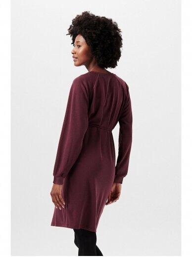 Dress with feeding function, Esprit, Plum Brown 3