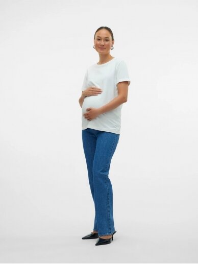 Straight jeans for pregnant women VMMTESA, Vero Moda (Medium blue) 2