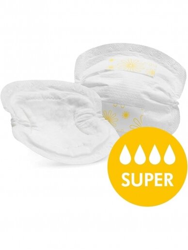 Ühekordsed rinnapadjad Medela Safe & Dry, 60tk 1