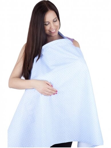 Breastfeeding cover by Mija (blue)